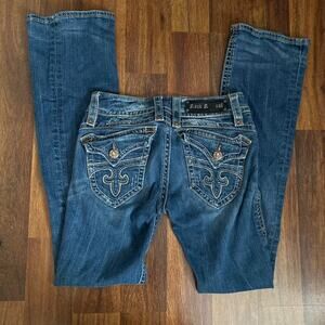 Rock revival blue bootcut jeans